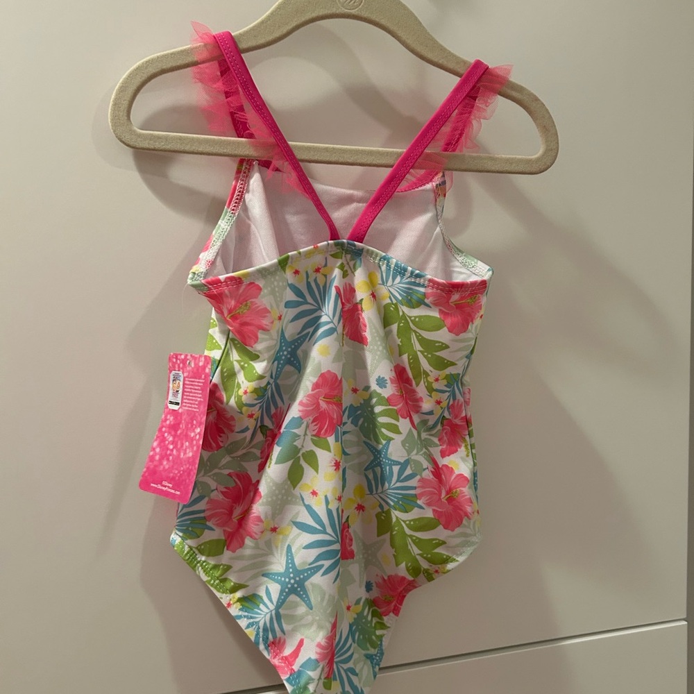 NWT Disney Ariel Kids Swimsuit - 3T - Picture 7 of 7